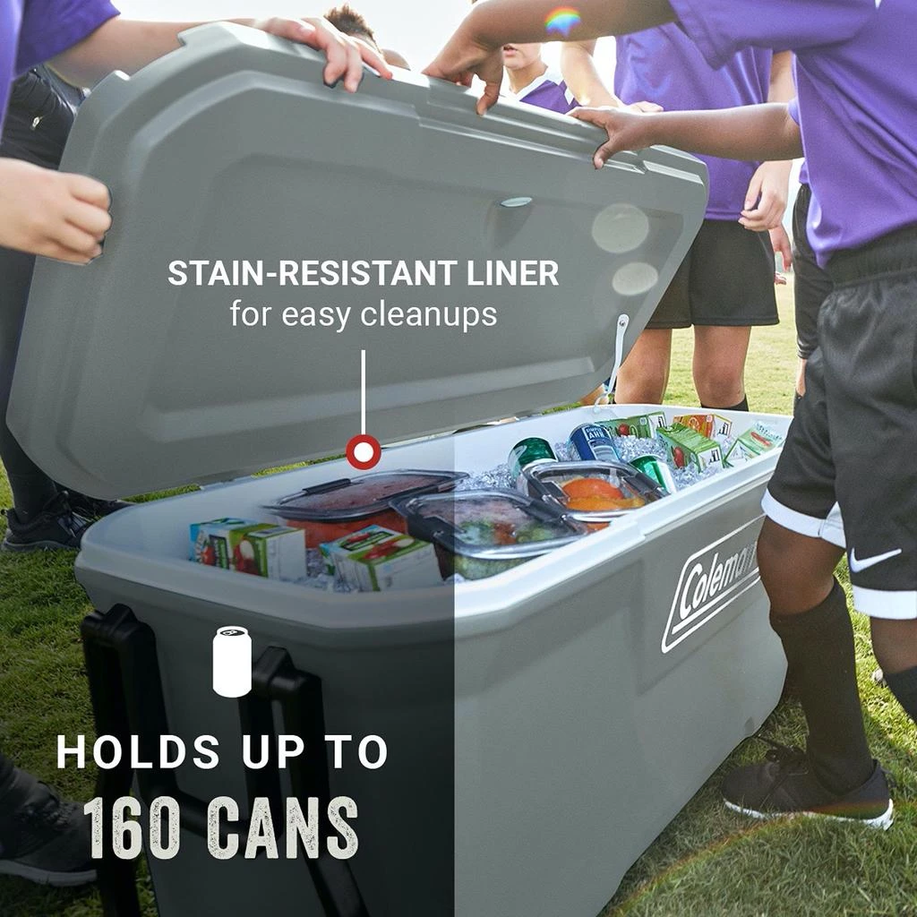 商品Coleman|Coleman Ice Chest | Coleman 316 Series Wheeled Hard Coolers,价格¥626,第4张图片详细描述