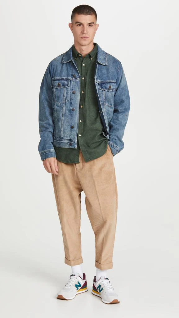 商品Portuguese Flannel|Teca Brushed Flannel Button Down Shirt,价格¥580,第4张图片详细描述