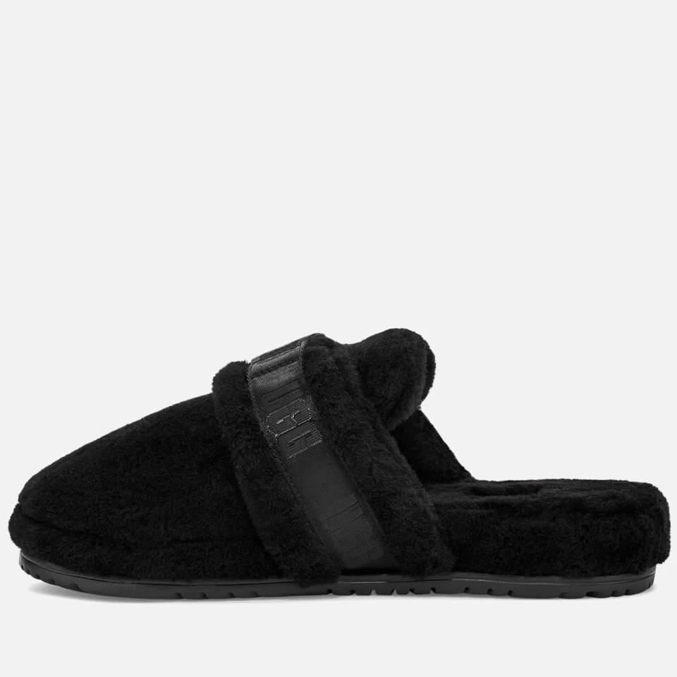 商品UGG|UGG MEN'S FLUFF IT SLIPPERS - BLACK,价格¥404,第5张图片详细描述