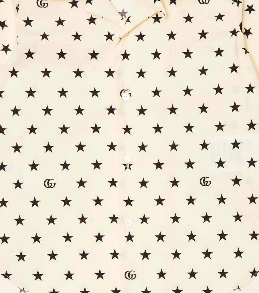 商品Gucci|Baby GG Stars cotton poplin shirt,价格¥4098,第3张图片详细描述