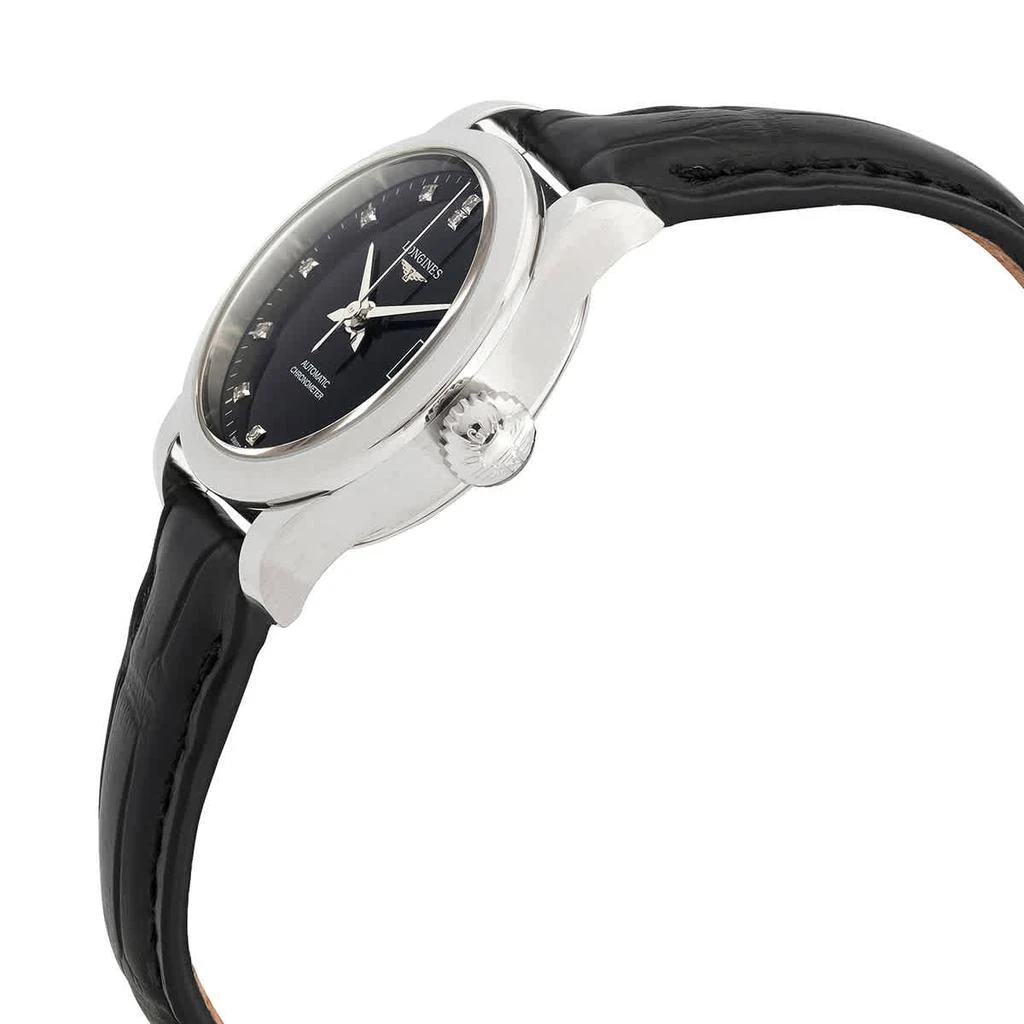 商品Longines|Record Automatic Diamond Black Dial Ladies Watch L23204572,价格¥10567,第2张图片详细描述