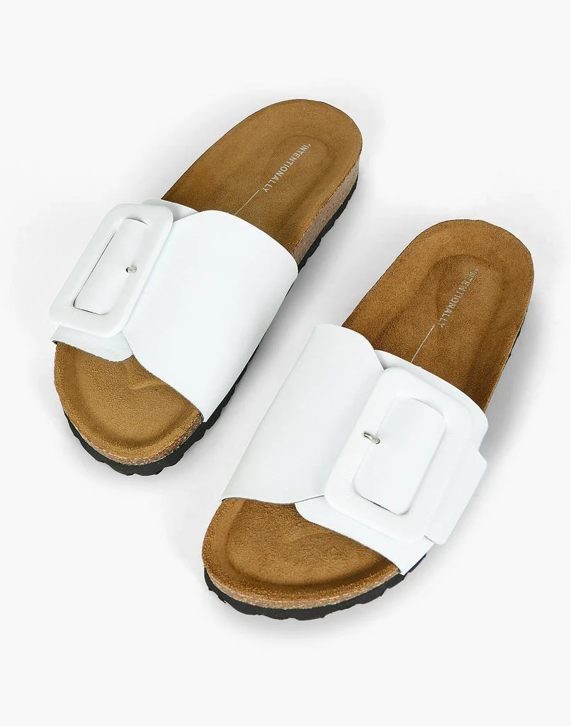 商品Madewell|Intentionally Blank Leather Clarice Slide Sandals,价格¥888,第1张图片