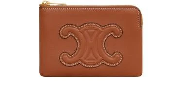 商品Celine|Coin & card pouch in smooth calfskin,价格¥3840,第1张图片