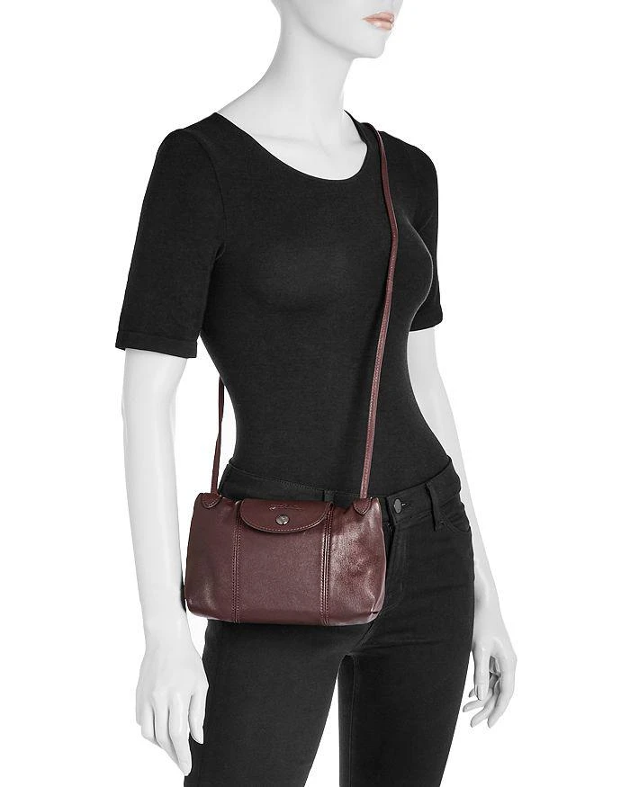 商品Longchamp|Le Pliage Mini Leather Crossbody,价格¥1311,第2张图片详细描述