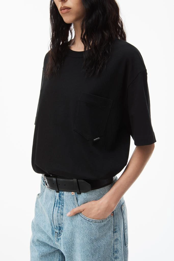 商品Alexander Wang|Unisex Cotton Crewneck T-Shirt,价格¥1235,第3张图片详细描述