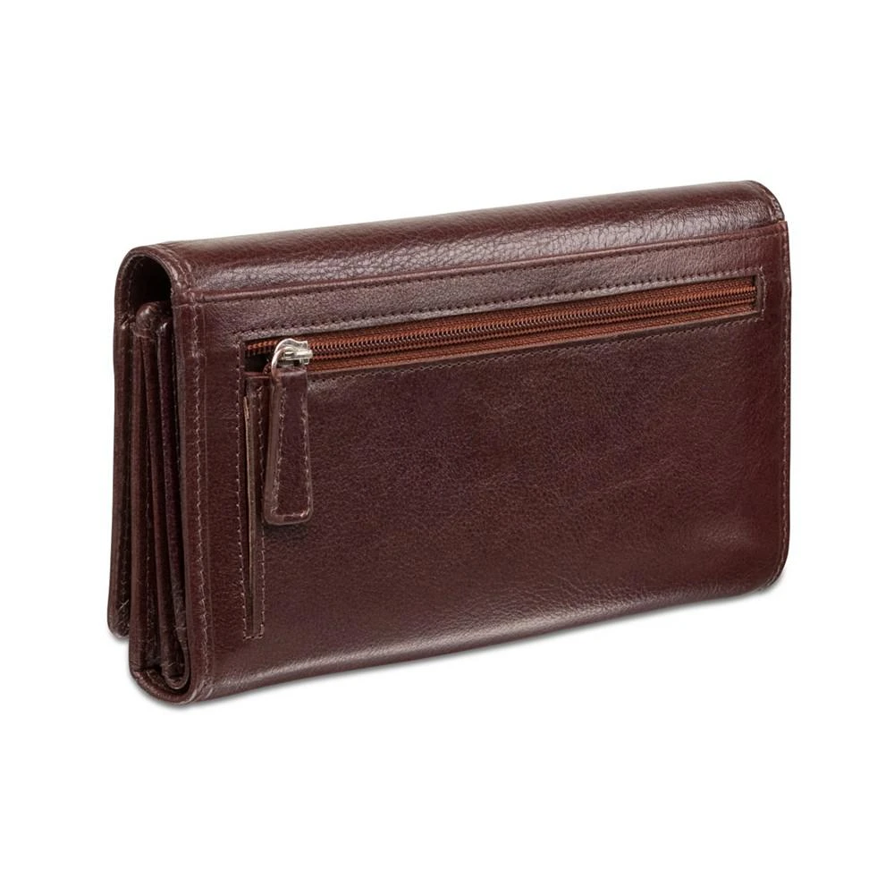 Equestrian-2 Collection RFID Secure Trifold Checkbook Wallet 商品