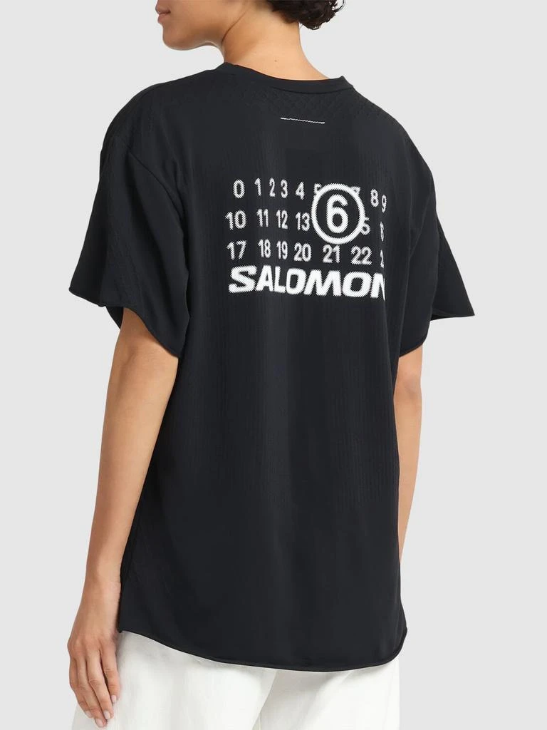商品MM6|Mm6 X Salomon Logo Jersey T-shirt,价格¥2397,第2张图片详细描述