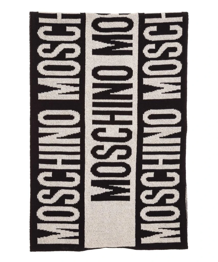 商品Moschino|Moschino Wool Wool Scarf,价格¥1013,第2张图片详细描述