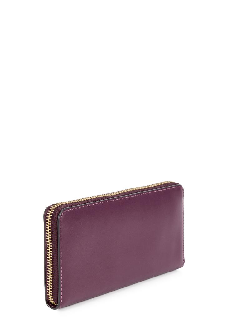 Plum leather wallet商品第2张图片规格展示