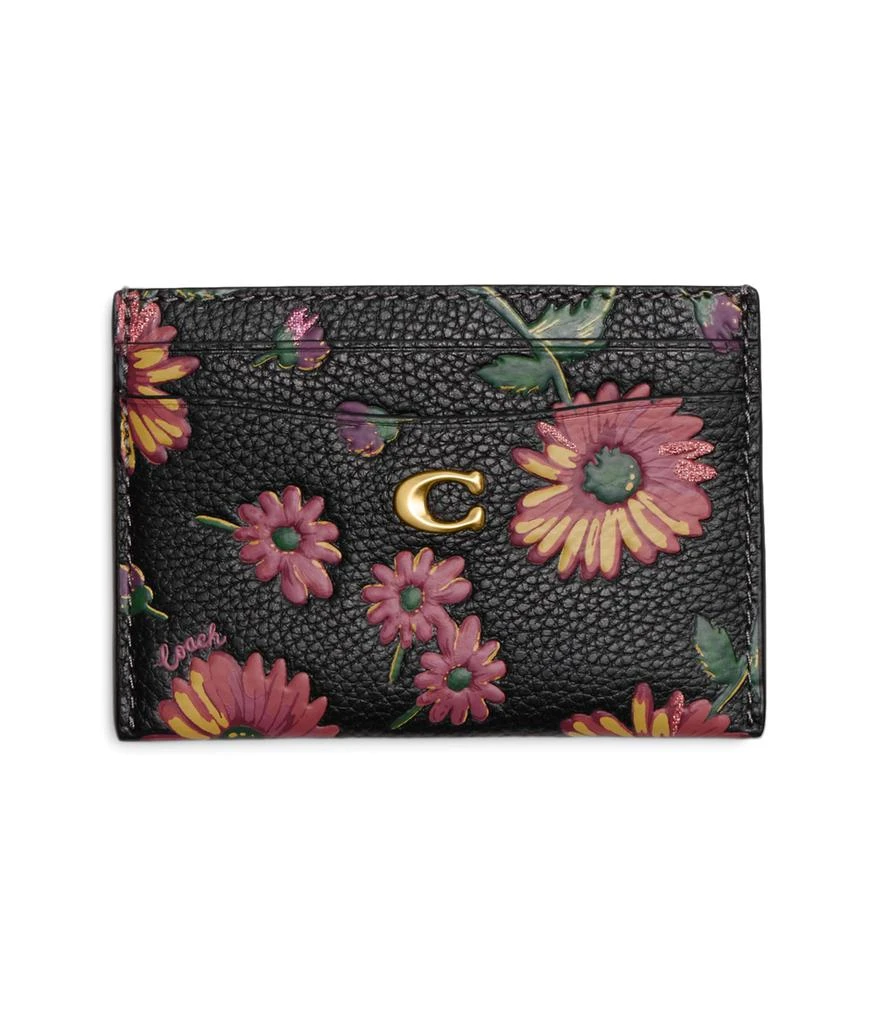 商品Coach|Essential Floral Printed Leather Card Case,价格¥702,第1张图片