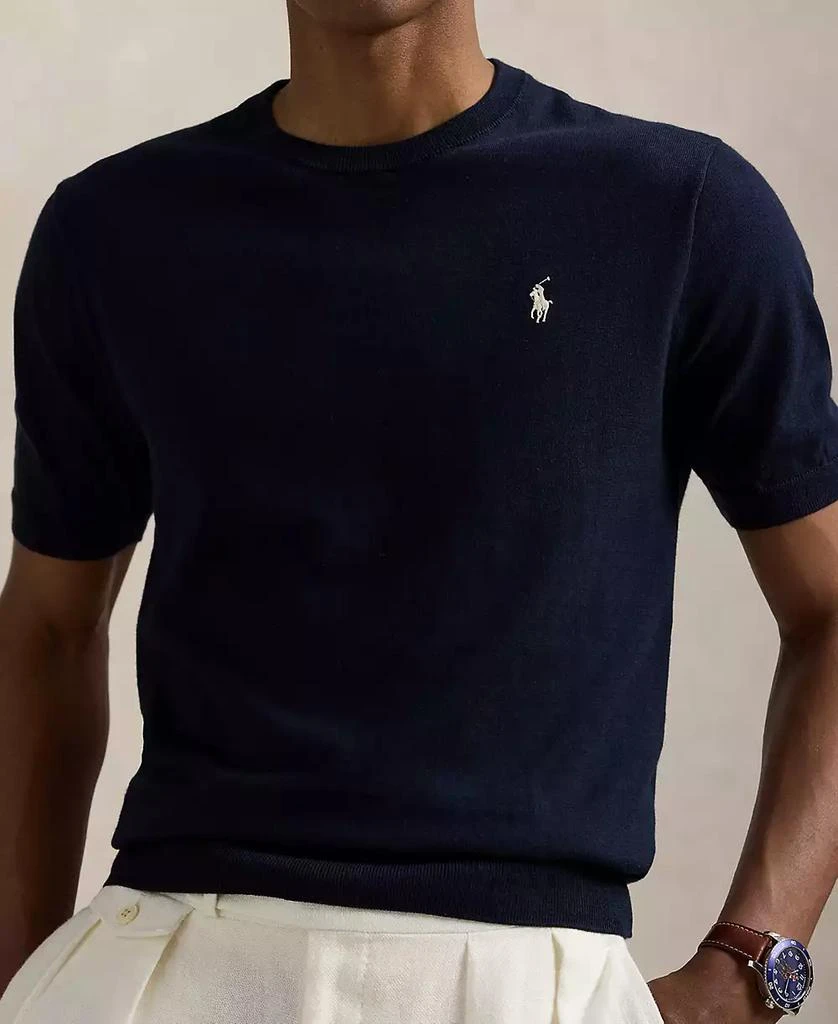 商品Ralph Lauren|Men's Cotton Crewneck Short-Sleeve Sweater,价格¥445,第3张图片详细描述