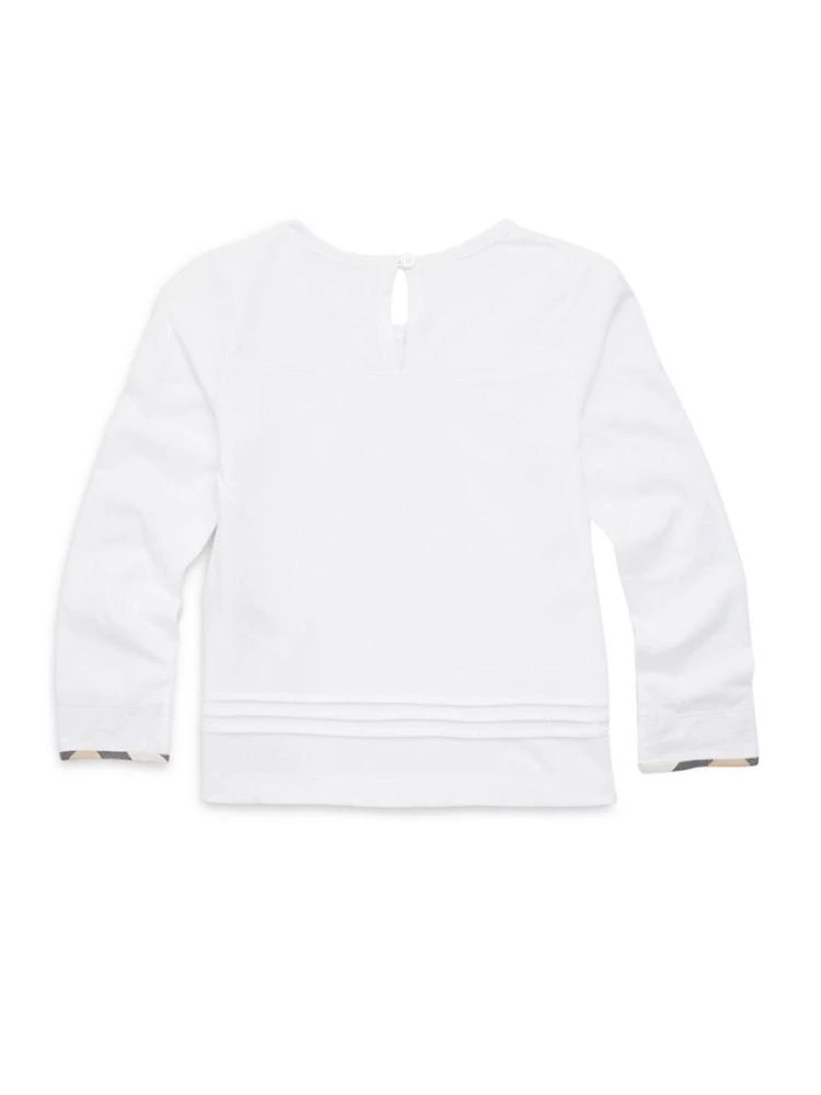 商品Burberry|Little Girl's & Girl's Gisselle Cotton Top,价格¥468,第2张图片详细描述