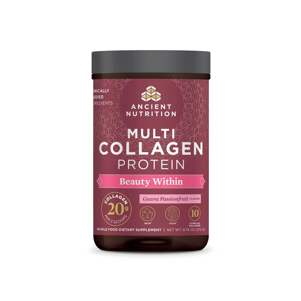 商品Ancient Nutrition|Multi Collagen Protein Beauty Within | Powder (24 Servings),价格¥266,第1张图片