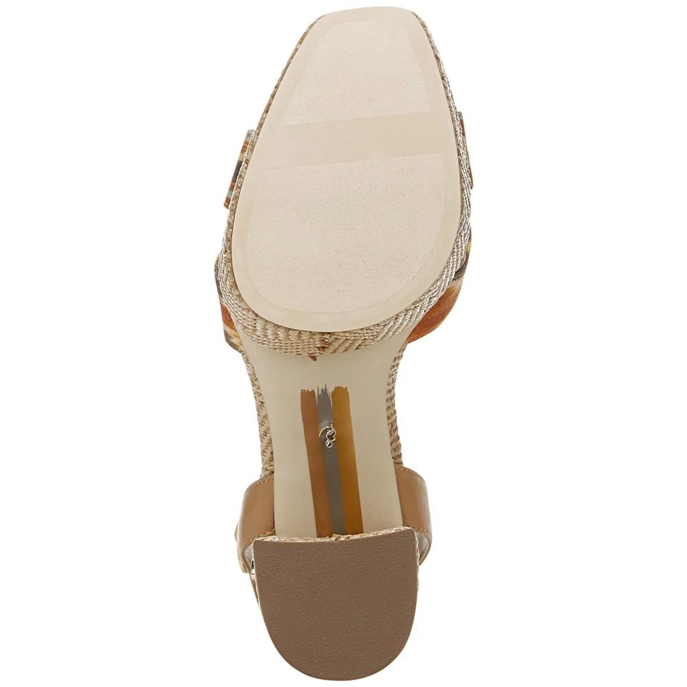 商品Sam Edelman|Women's Nolita Raffia Platform Sandals,价格¥447,第5张图片详细描述
