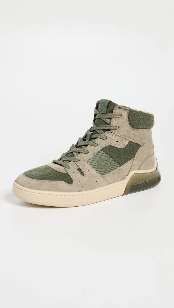 商品Coach|Coach New York CitySole Suede High Tops,价格¥560,第2张图片详细描述