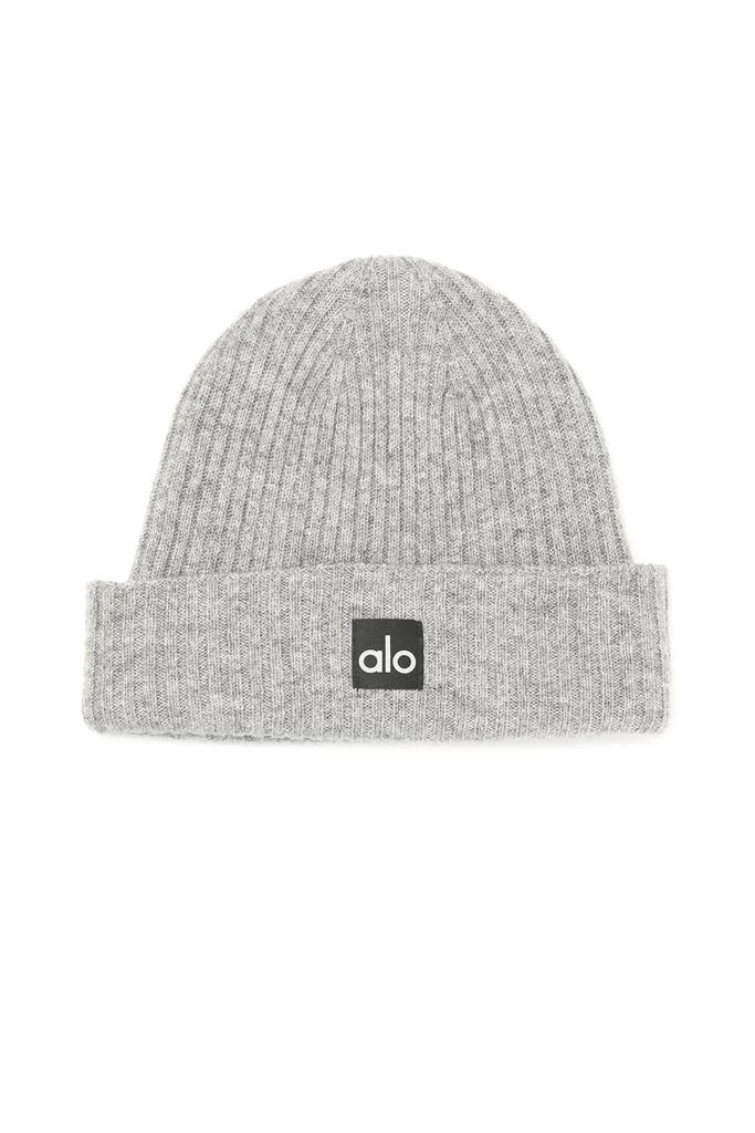 商品Alo|Cashmere Beanie - Dove Grey Heather,价格¥746,第1张图片