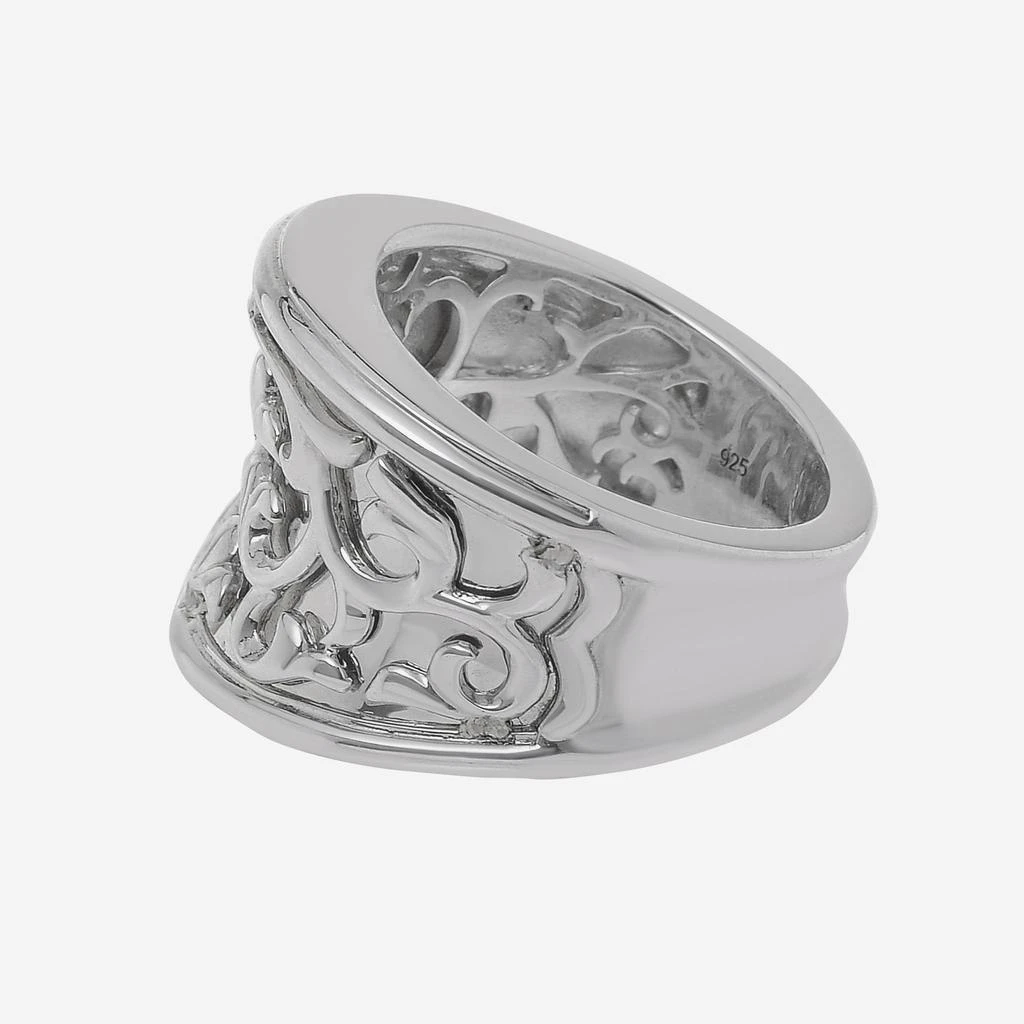 商品Charles Krypell|Charles Krypell Sterling Silver Arabasque Band Ring,价格¥705,第3张图片详细描述
