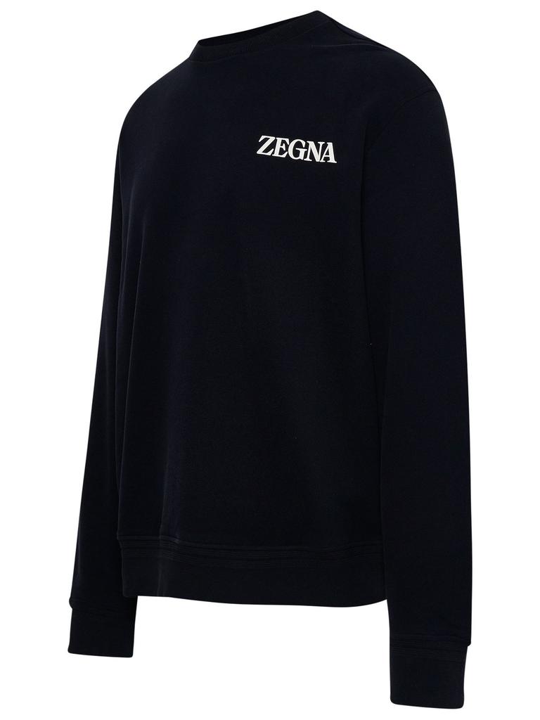 Ermenegildo Zegna Logo Printed Crewneck Sweatshirt商品第3张图片规格展示