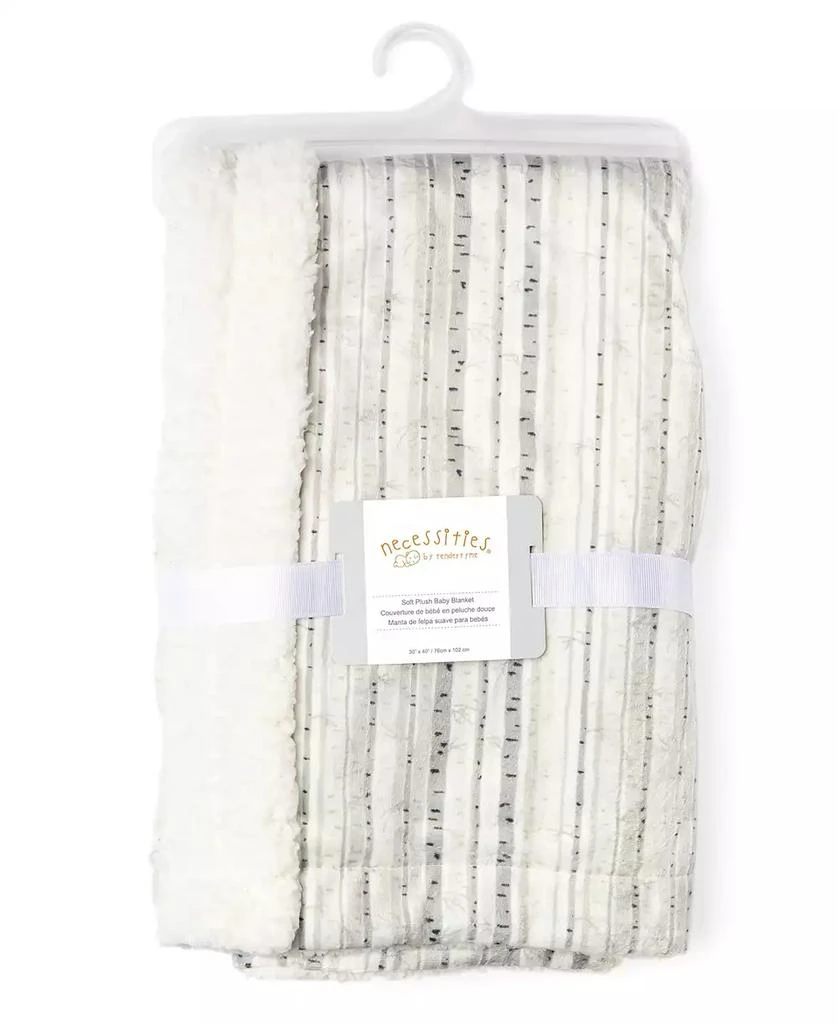 商品Tendertyme|Baby Girls and Boys Birch Pattern Mink Sherpa Blanket,价格¥172,第1张图片