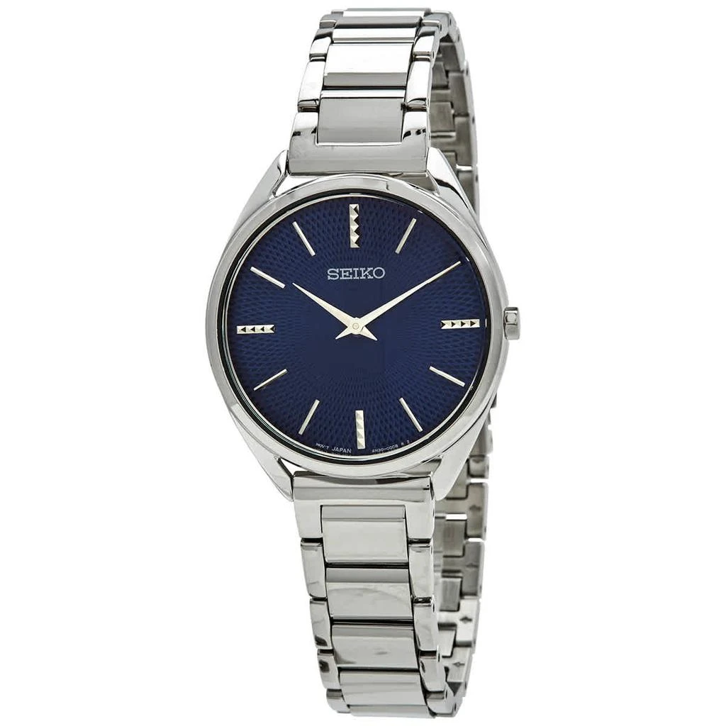 商品Seiko|Seiko Conceptual Quartz Blue Dial Ladies Watch SWR033,价格¥894,第1张图片