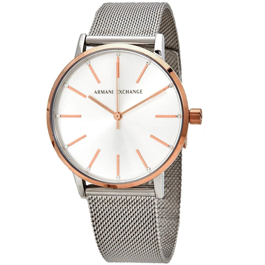 商品Armani Exchange|Quartz Silver Dial Ladies Watch AX5537,价格¥595,第1张图片