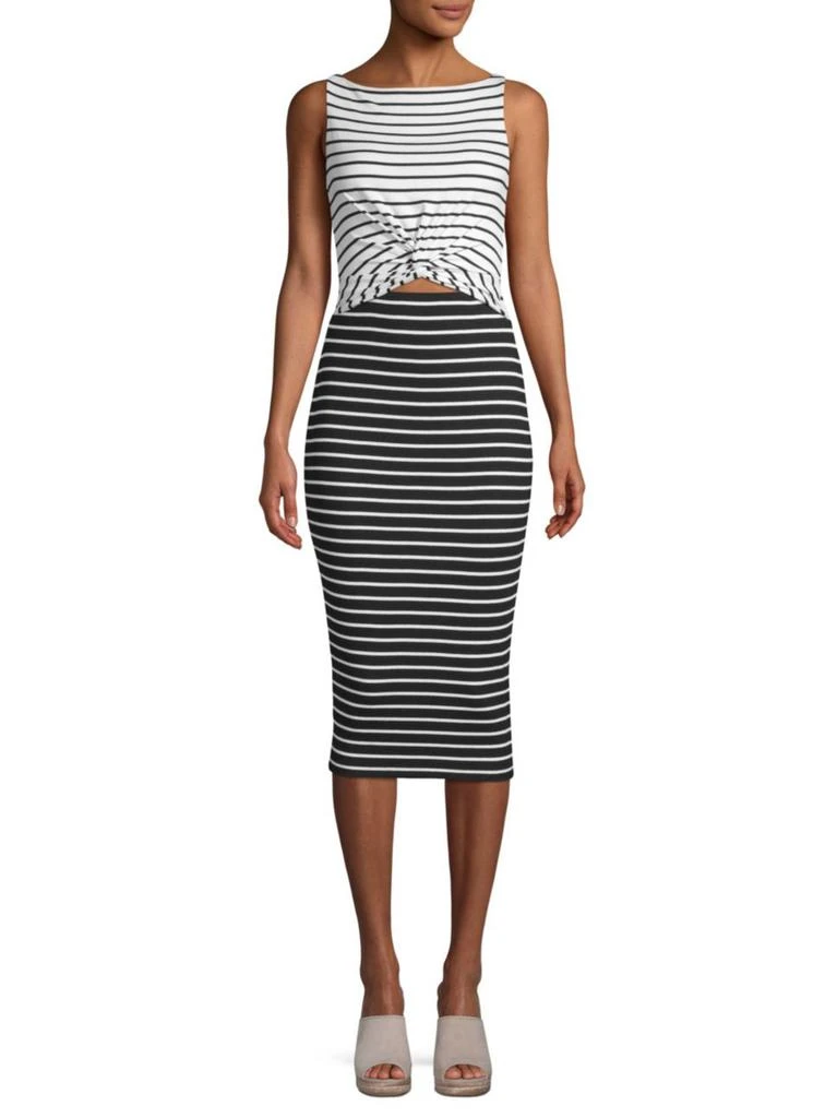 商品Bailey 44|Rabbit Hole Striped Bodycon Dress,价格¥664,第2张图片详细描述