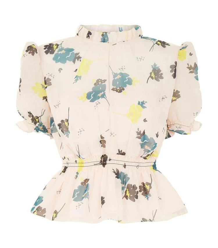 商品Self Portrait|Graphic Floral Print Top,价格¥2296,第1张图片