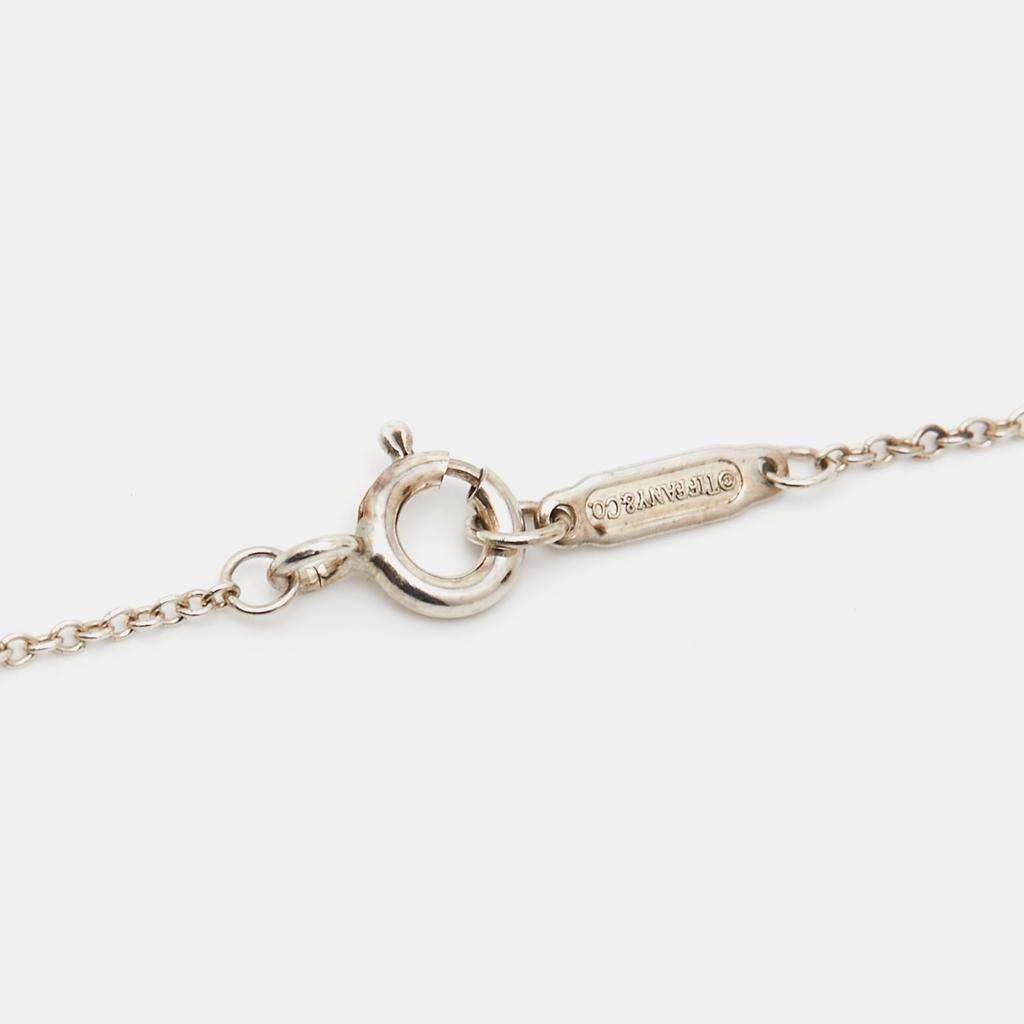 Tiffany & Co. 1837 Interlocking Circles Rubedo  Sterling Silver Pendant Necklace商品第5张图片规格展示