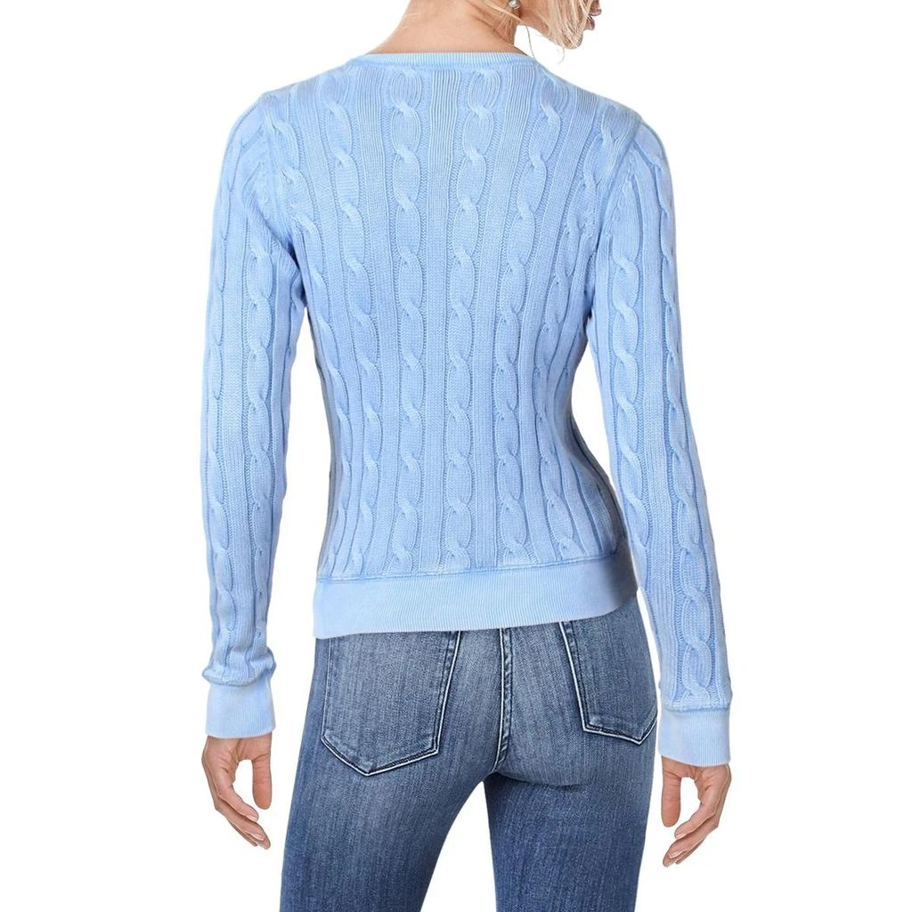 商品Ralph Lauren|Polo Ralph Lauren Womens Knit Long Sleeve Crewneck Sweater,价格¥459,第2张图片详细描述