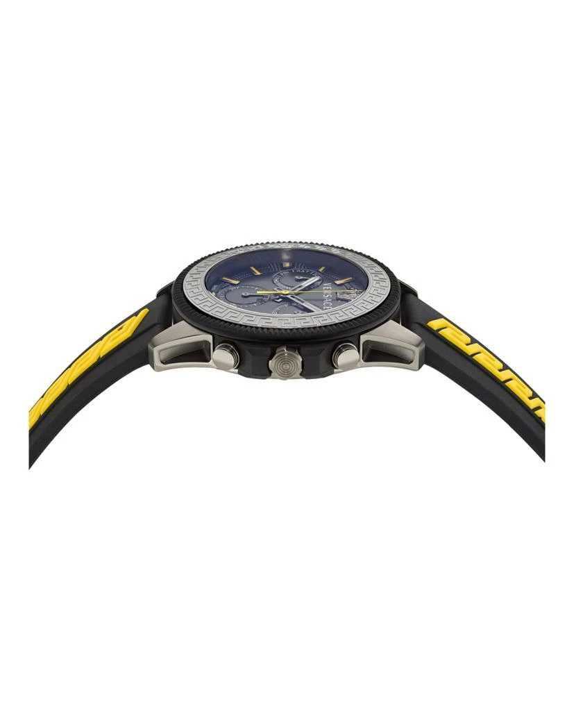 商品Versace|Greca Action Chrono Silicone Watch,价格¥4527,第2张图片详细描述