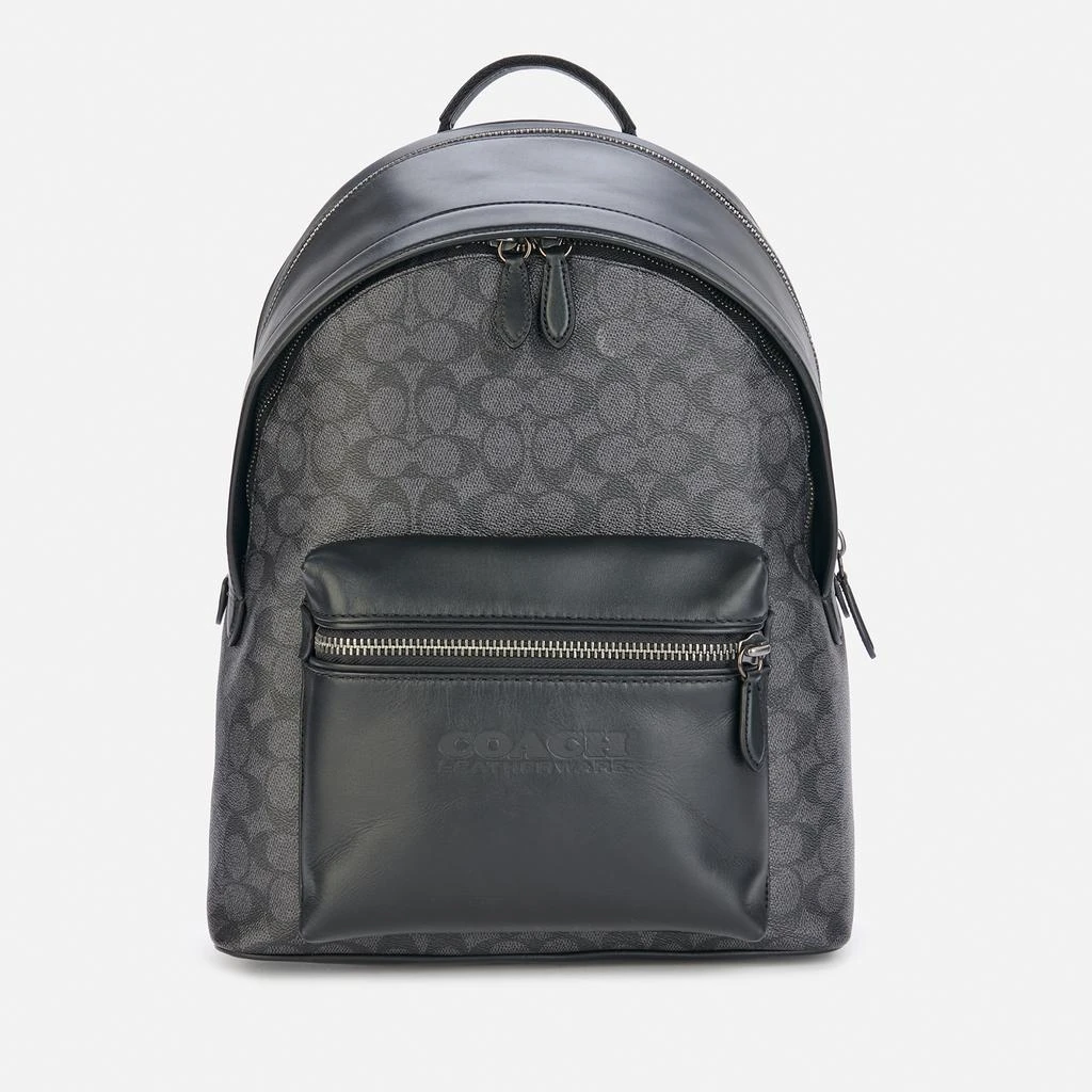 商品Coach|Coach Men's Signature Charter Backpack,价格¥4650,第1张图片