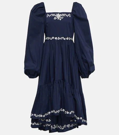 商品CAROLINE CONSTAS|Kaylin embroidered midi dress,价格¥1833,第1张图片