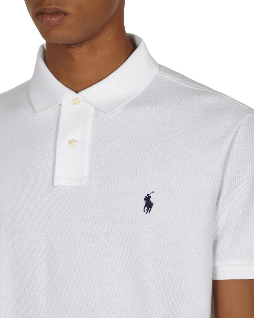 商品Ralph Lauren|Custom Slim Fit Polo Shirt White,价格¥343,第5张图片详细描述