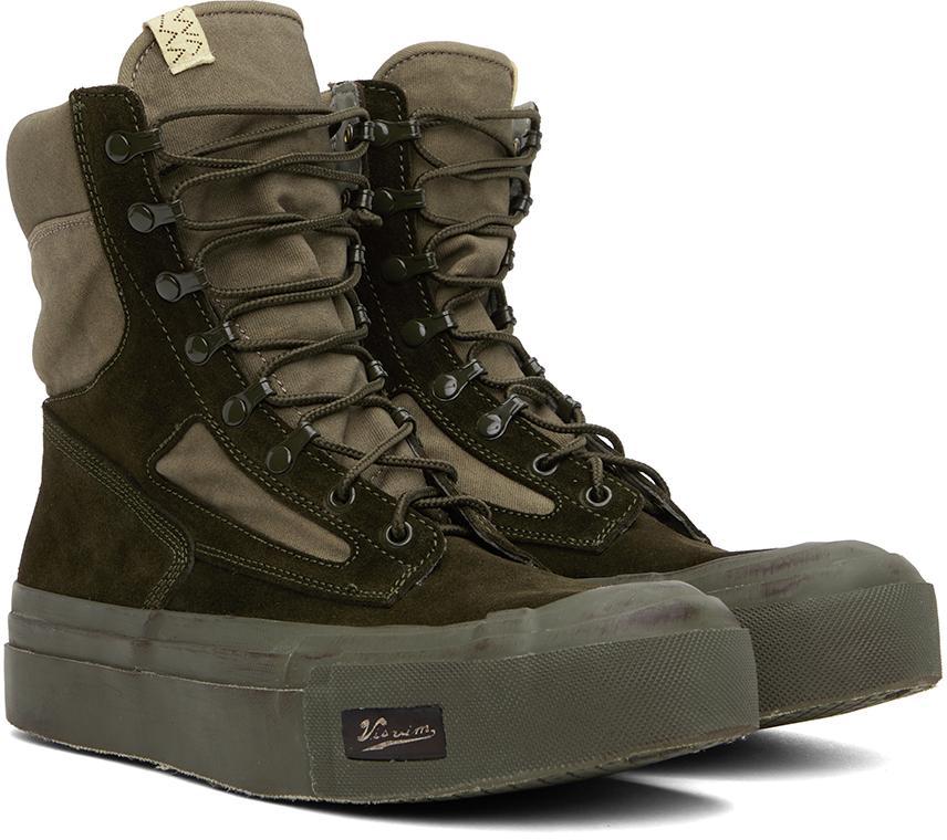 商品VisVim|Khaki Tesota 91-Folk Boots,价格¥9918,第6张图片详细描述