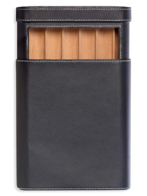 商品Bey-Berk|5-Cigar Leather Case,价格¥859,第1张图片