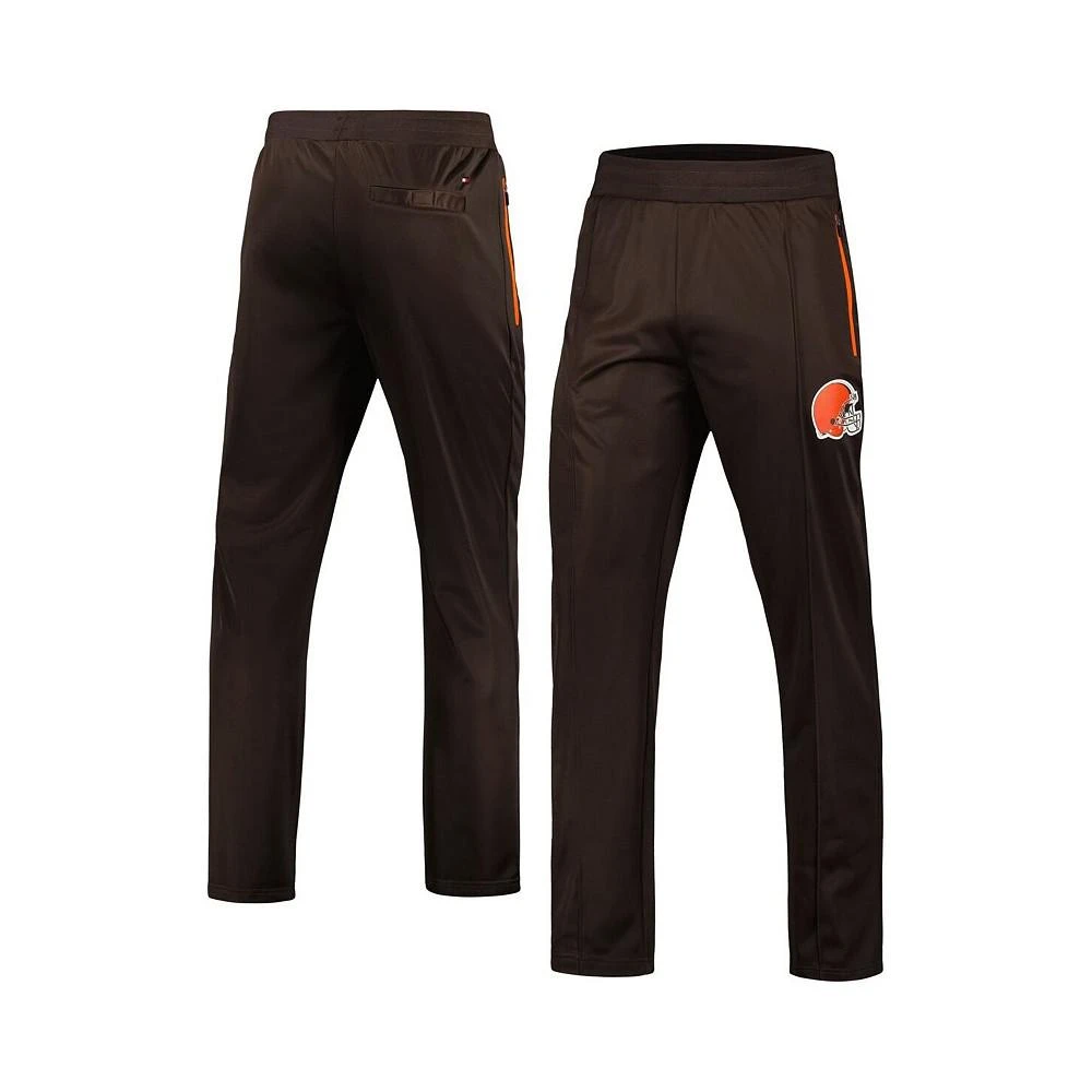 商品Tommy Hilfiger|Men's Brown Cleveland Browns Grant Track Pants,价格¥412,第1张图片