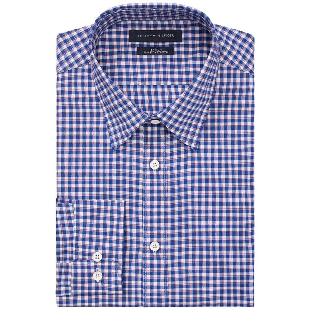 商品Tommy Hilfiger|Men's No-Tuck Slim Fit Stretch Dress Shirt,价格¥191,第1张图片