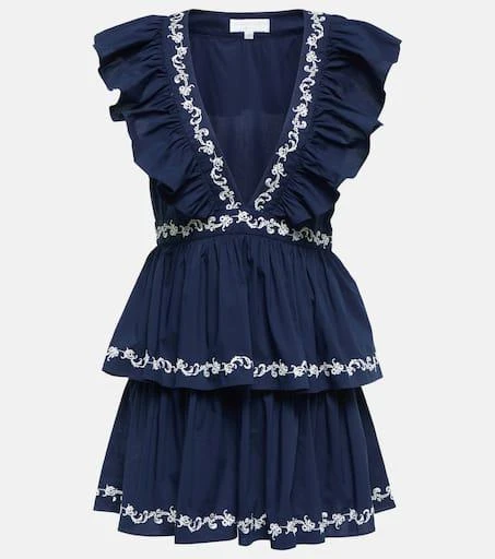 商品CAROLINE CONSTAS|Miranda embroidered minidress,价格¥2235,第1张图片