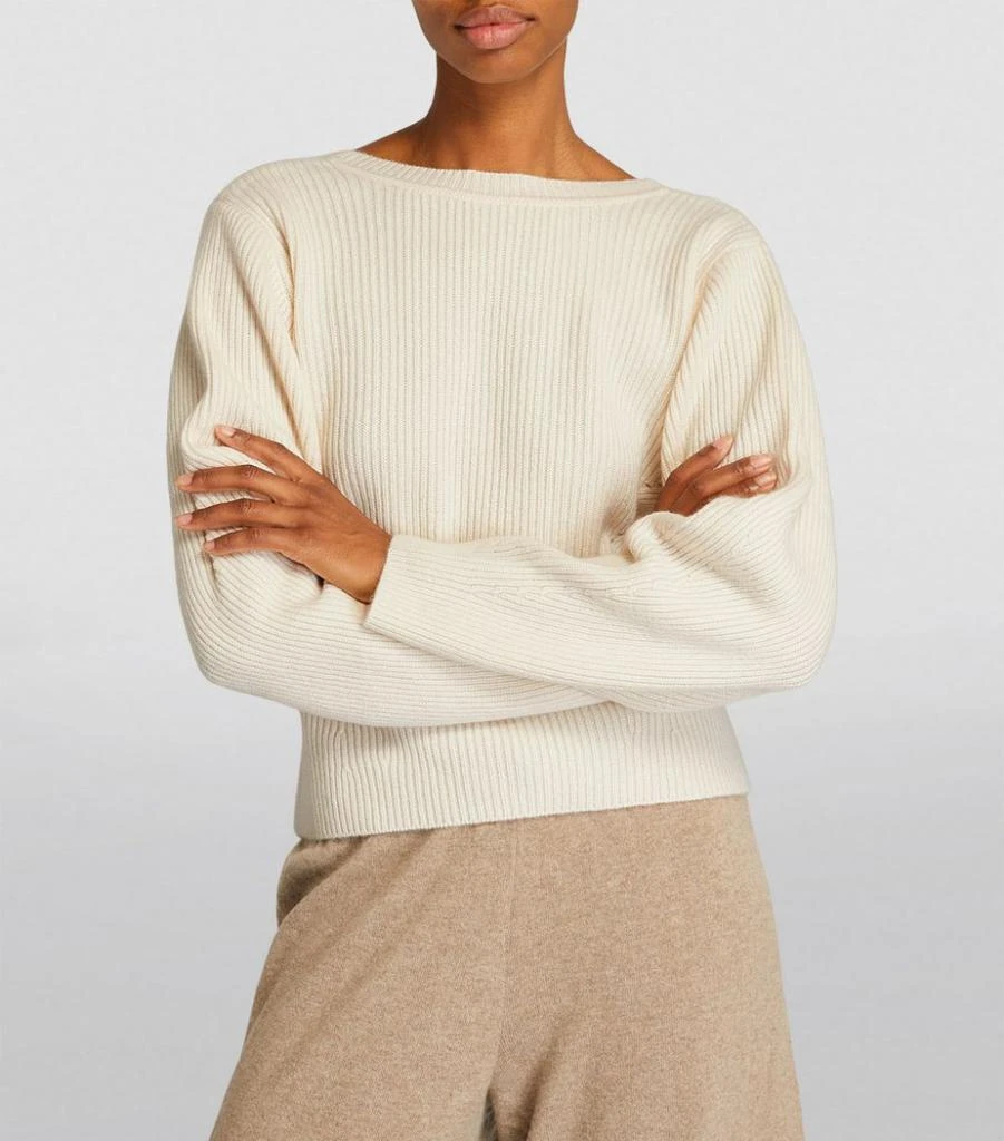 商品Lisa Yang|Cashmere Open-Back Rosa Sweater,价格¥4049,第3张图片详细描述