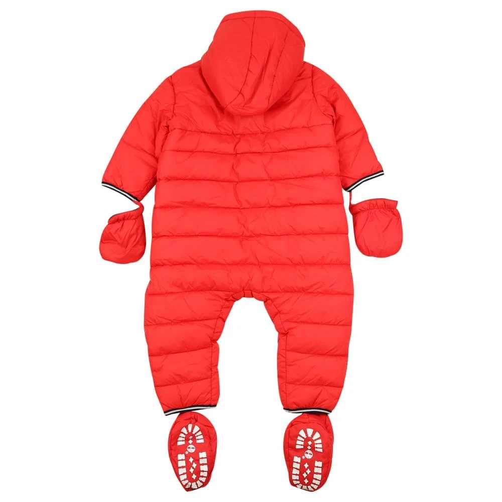 商品Timberland|Red Padded Infant Snowsuit,价格¥342,第5张图片详细描述