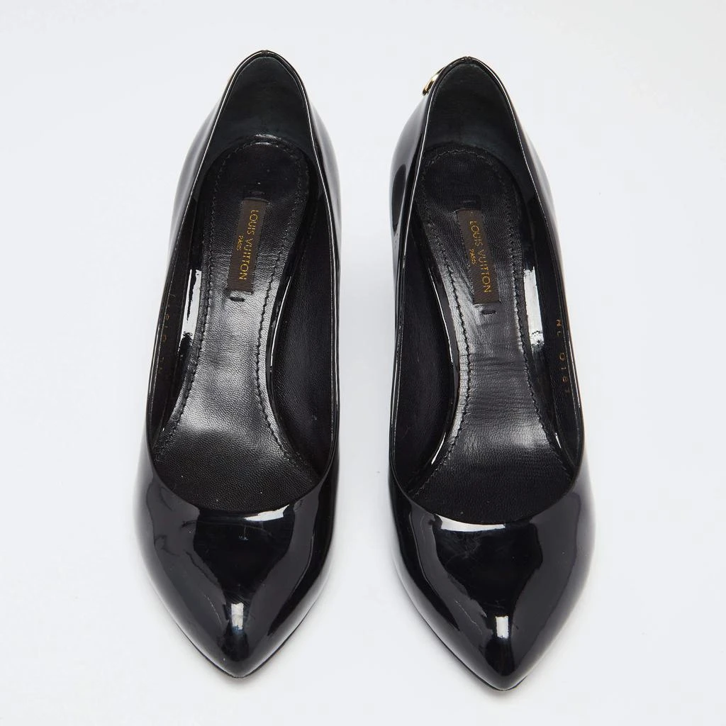 商品[二手商品] Louis Vuitton|Louis Vuitton Black Patent Leather Oh Really! Pumps Size 35.5,价格¥1540,第3张图片详细描述