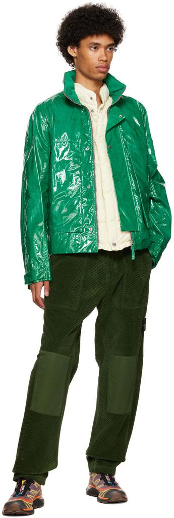 Green Paneled Trousers商品第5张图片规格展示