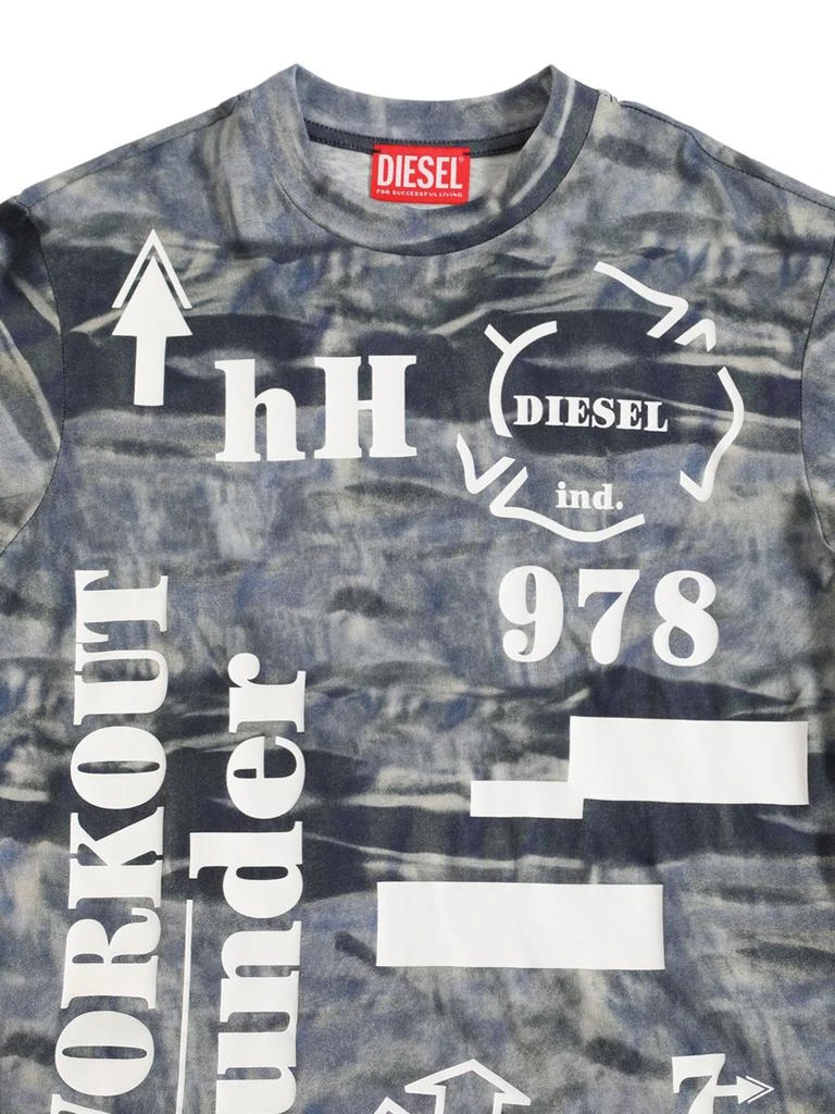 商品Diesel|Camouflage Cotton Long Sleeve T-shirt,价格¥184,第1张图片详细描述