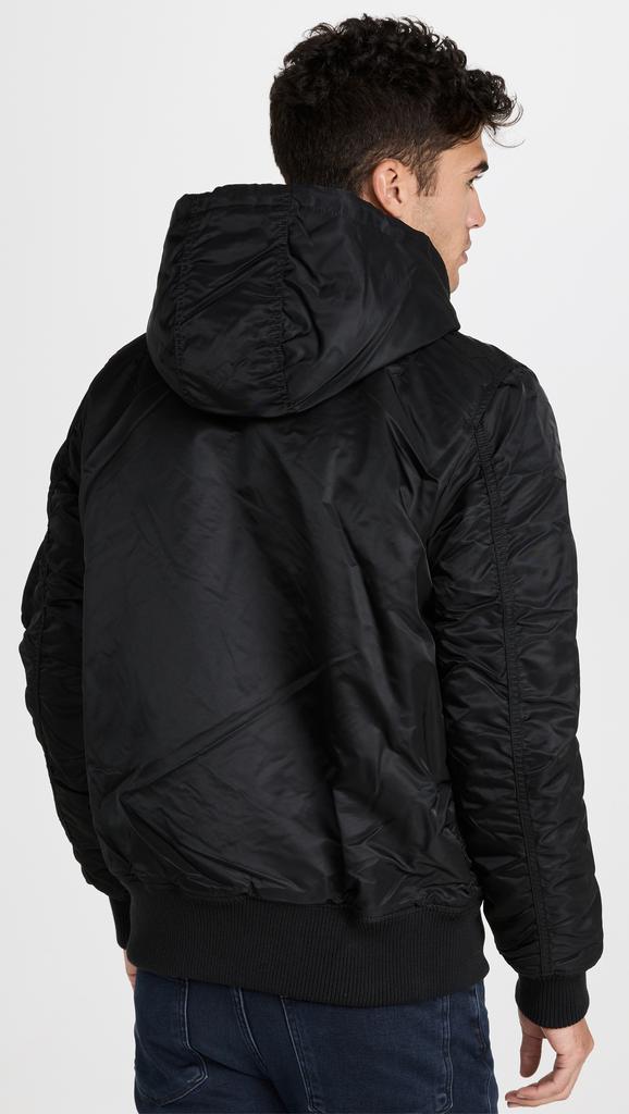 Alpha Industries Ma-1 Hooded Rib Flight Jacket商品第3张图片规格展示