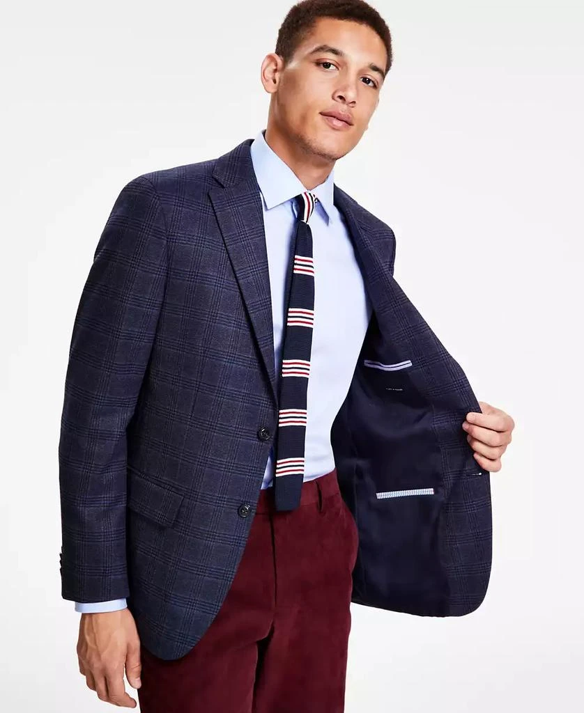 商品Tommy Hilfiger|Men's Modern-Fit Pattern Sport Coats,价格¥895,第3张图片详细描述