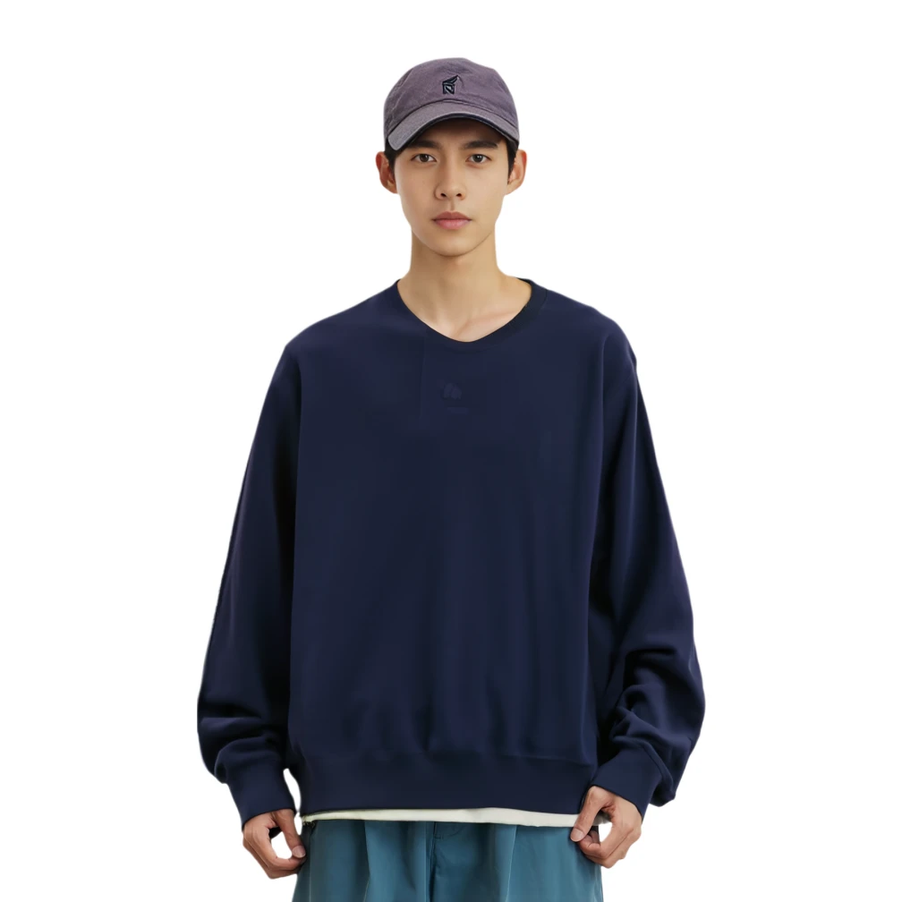 商品[国内直发] Burberry|博柏利 战马刺绣标圆领套头卫衣 男款 深蓝色 39323271,价格¥1639,第7张图片详细描述