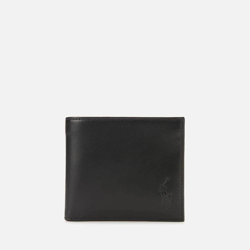 商品Ralph Lauren|Polo Ralph Lauren Men's Internal All Over Print Bifold Wallet - Black/White,价格¥823,第1张图片