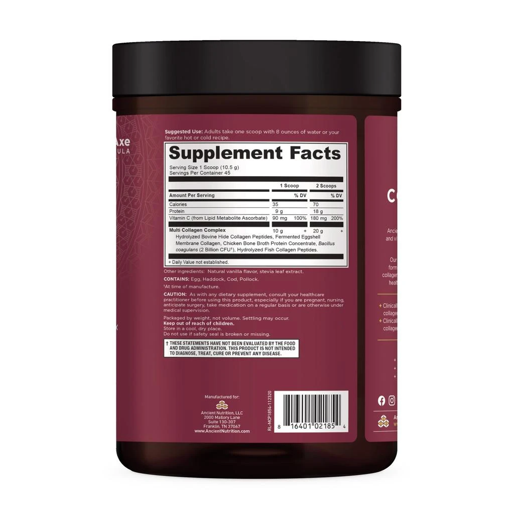 Multi Collagen Protein Summer ’23 Insert | Powder Vanilla (45 Servings) 商品
