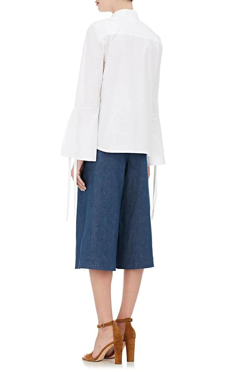 商品Derek Lam|Cotton Poplin Self-Tie-Cuff Shirt,价格¥897,第4张图片详细描述