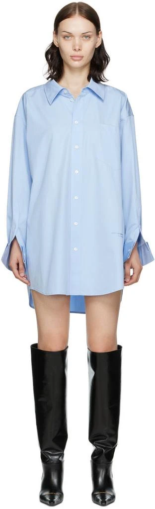 商品Alexander Wang|蓝色 Oversized Shirt 连衣裙,价格¥1902,第1张图片